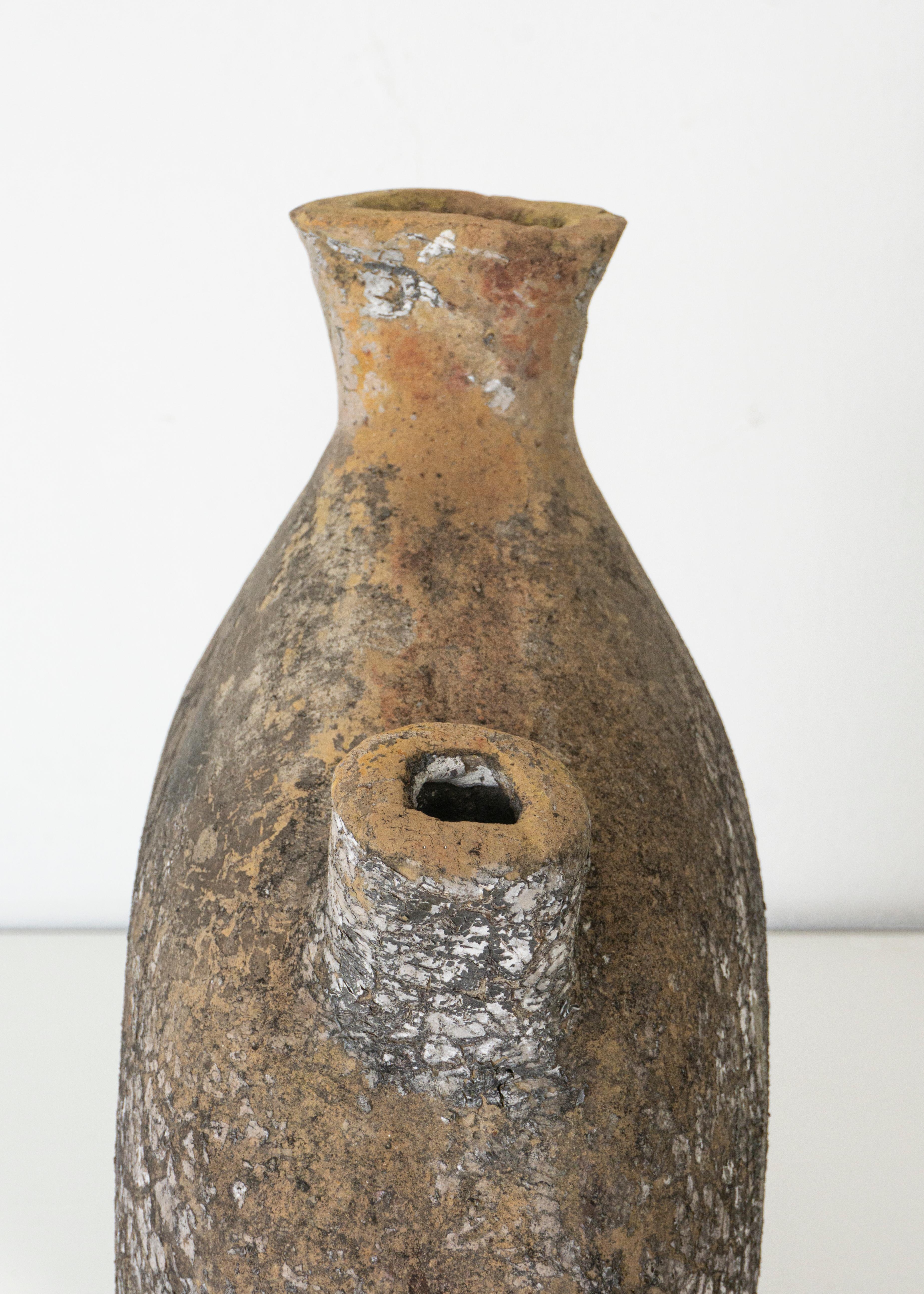 Antico vaso a 3 bocche in argilla. Rafael. XX secolo. Collection'S. in vendita 1