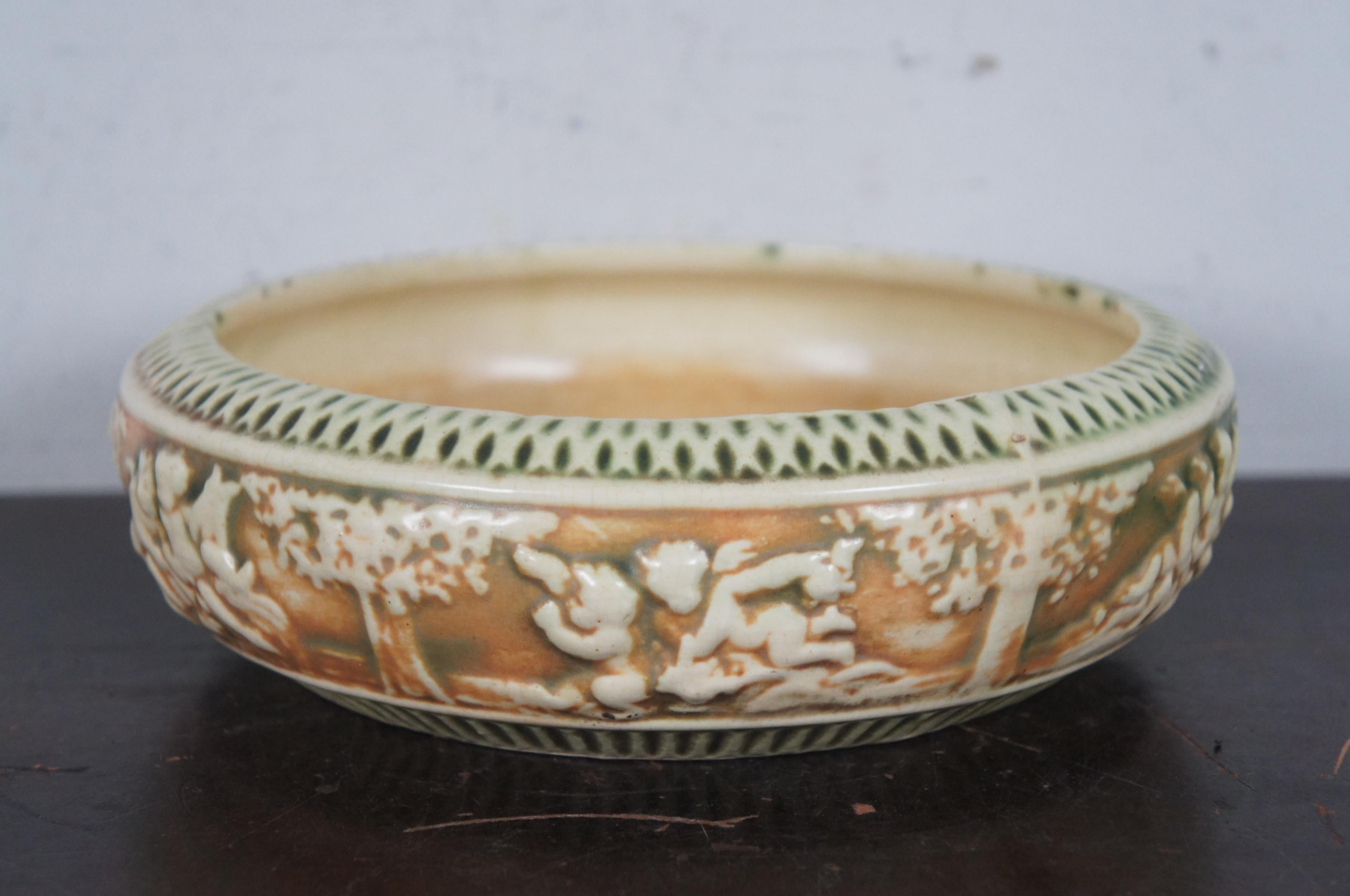 Fine Art Ceramics Roseville Pottery Cherry Blossom 4 inch Jardiniere