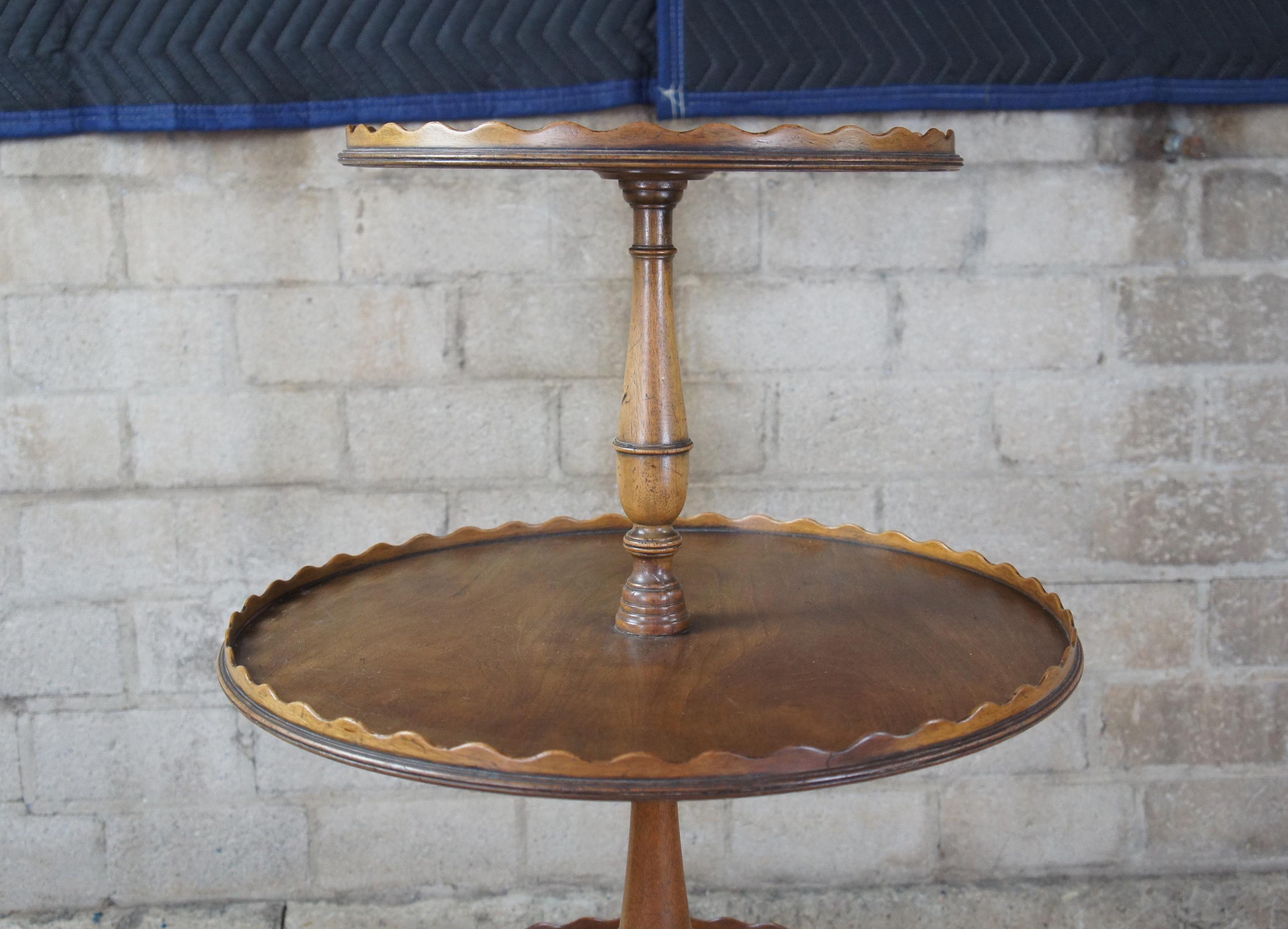 antique 3 tier table for sale