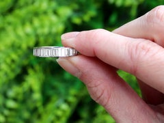 Antique 3.00 Carat Diamond and Platinum Full Eternity Ring Circa 1935