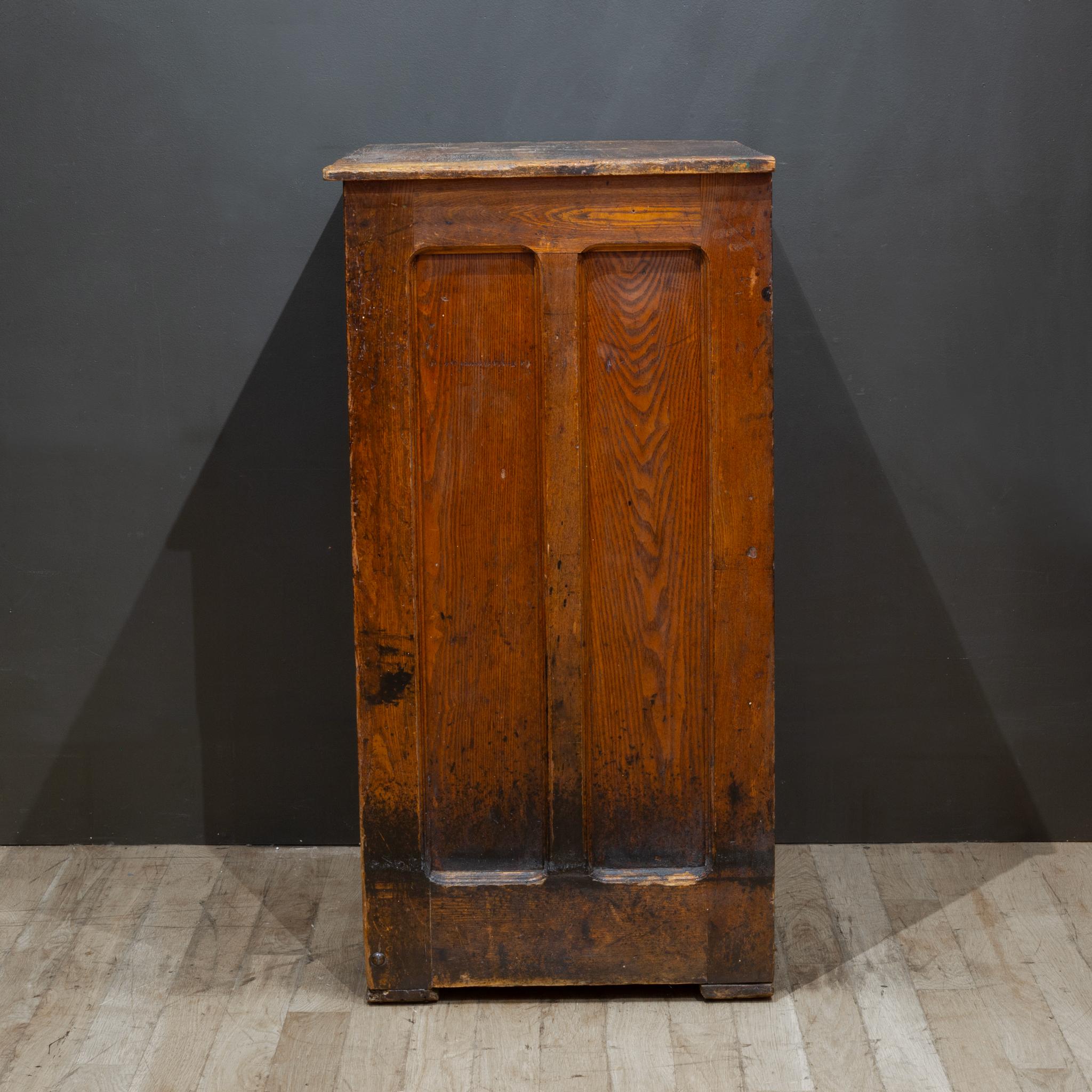 Antique 36 Drawer Printer's Typeset Industrial Cabinet c.1910-1920 For Sale 4