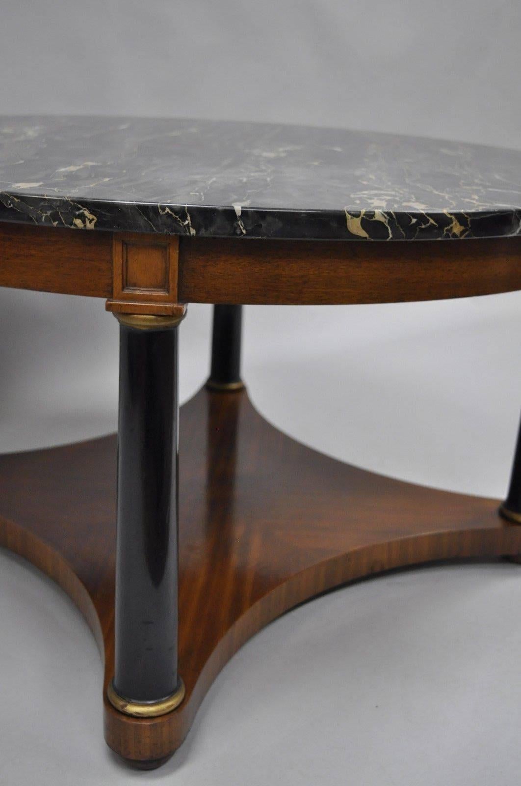 antique round coffee table