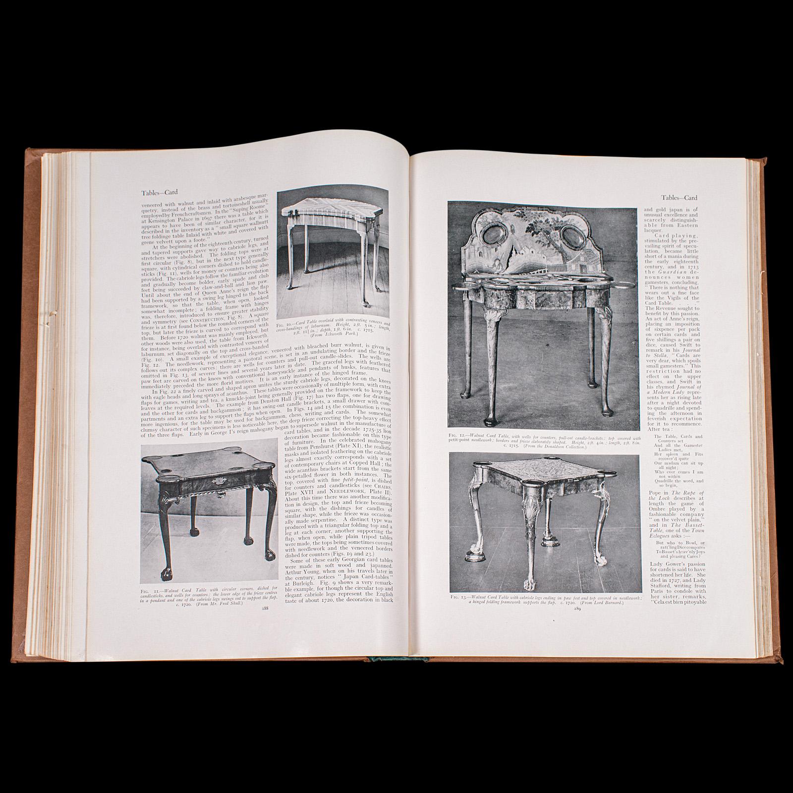 Conjunto de libros antiguos de 3 volúmenes, Diccionario de muebles ingleses, Macquoid, Referencia, A-Z en venta 4