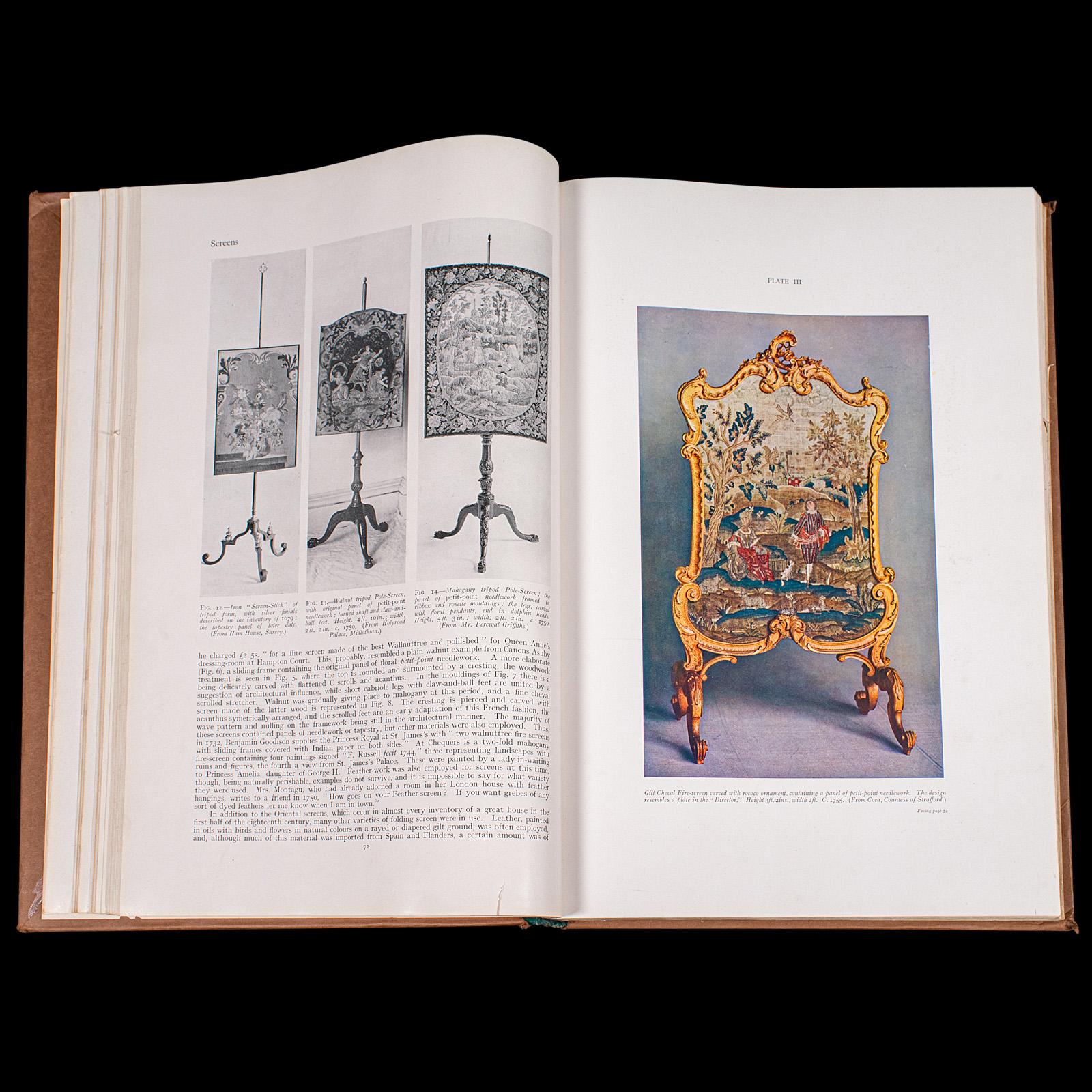 Conjunto de libros antiguos de 3 volúmenes, Diccionario de muebles ingleses, Macquoid, Referencia, A-Z en venta 2