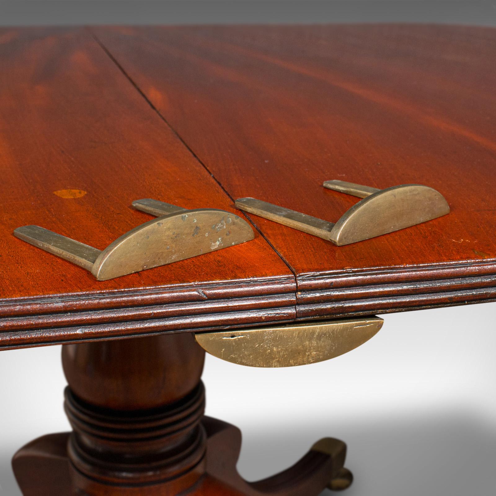 Antique 4-6 Seat Extending Dining Table, English, Country House, Centre, Regency For Sale 5