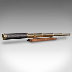 Antique 4 Draw Telescope, English, Terrestrial, Astronomical, Dollond, Victorian