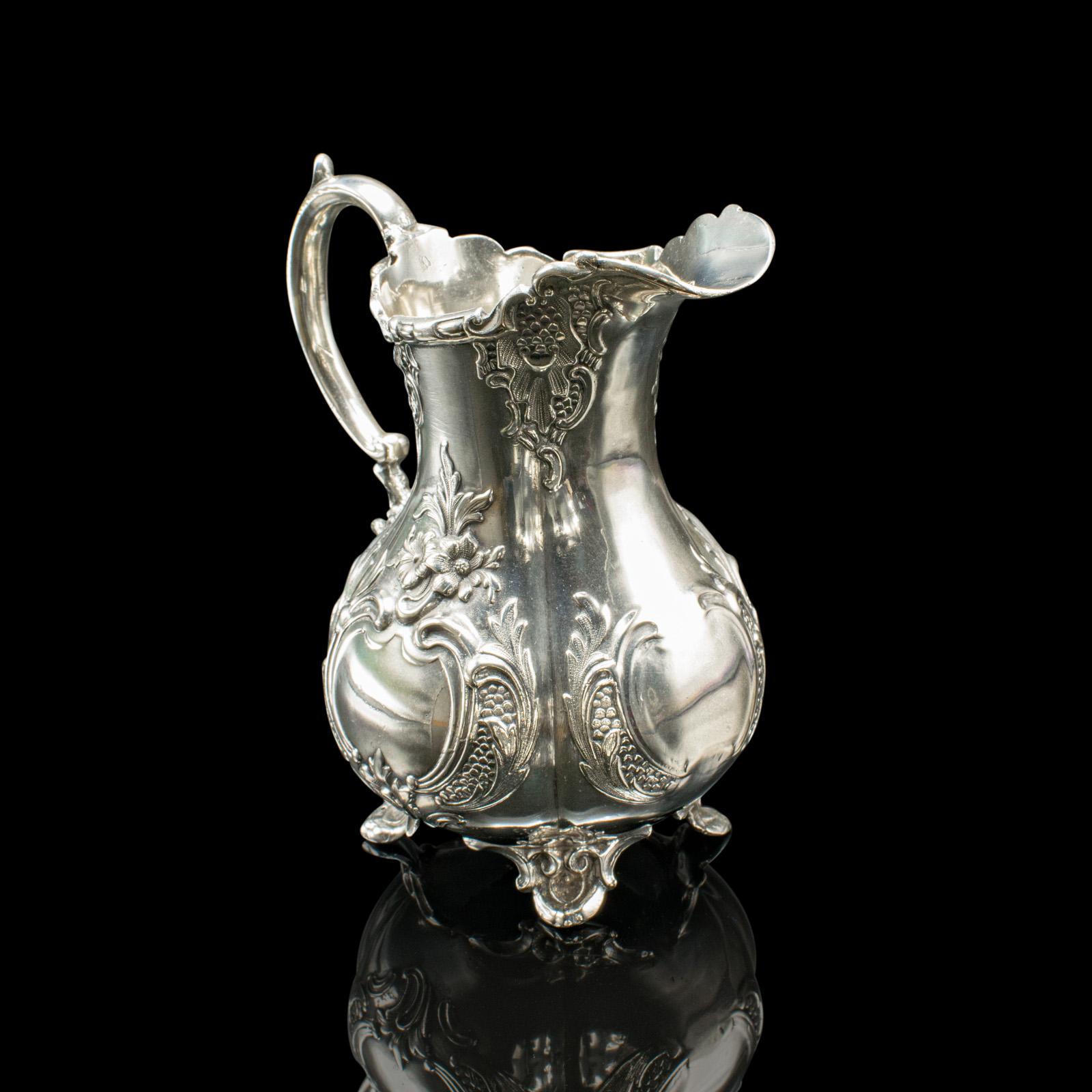 Service à thé 4 pièces ancien, anglais, en métal argenté, cafetière, édouardien, 1910 en vente 2