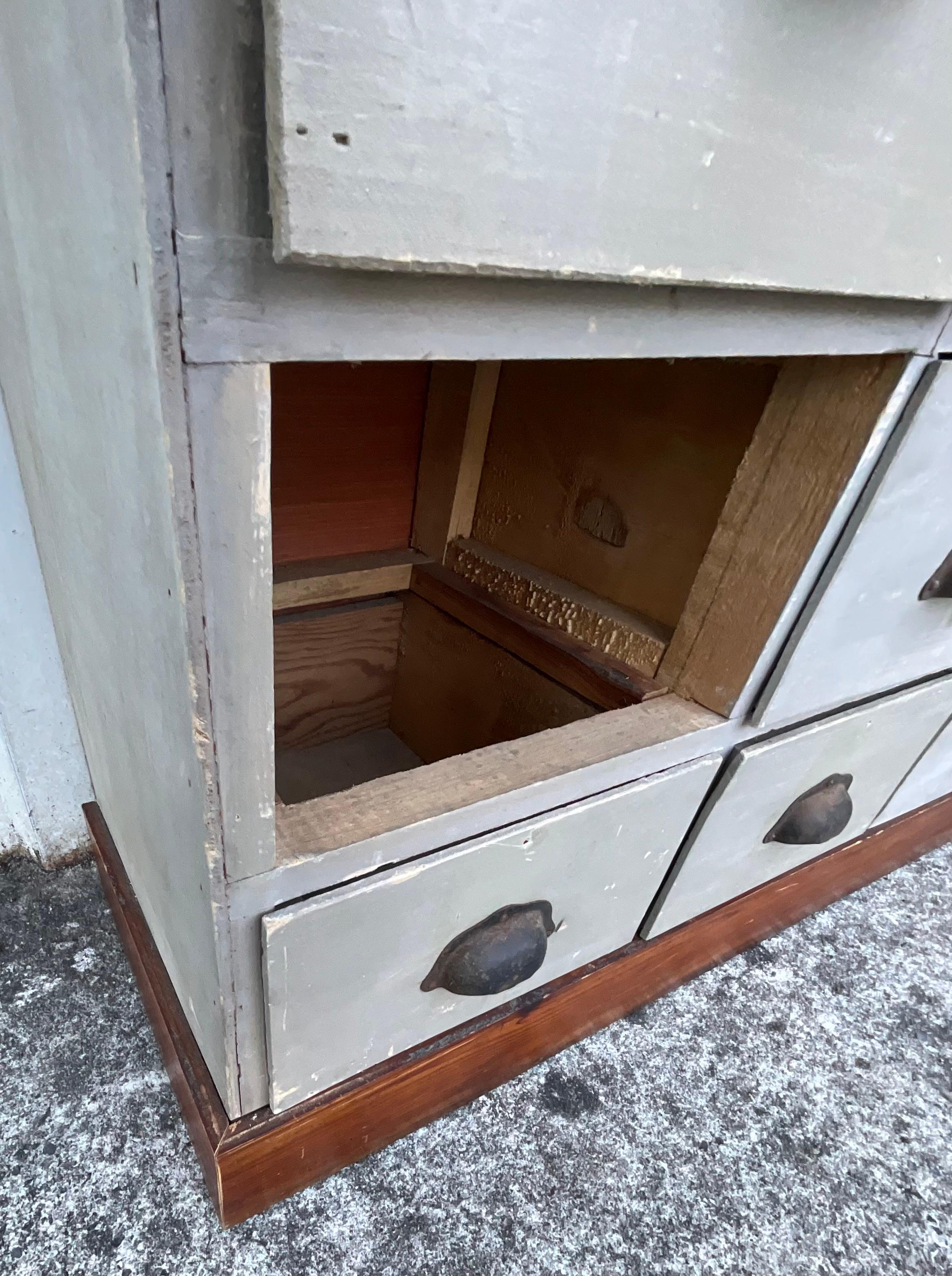 Antique 40-Drawer Apothecary Cabinet – Paris, circa 1920 For Sale 4