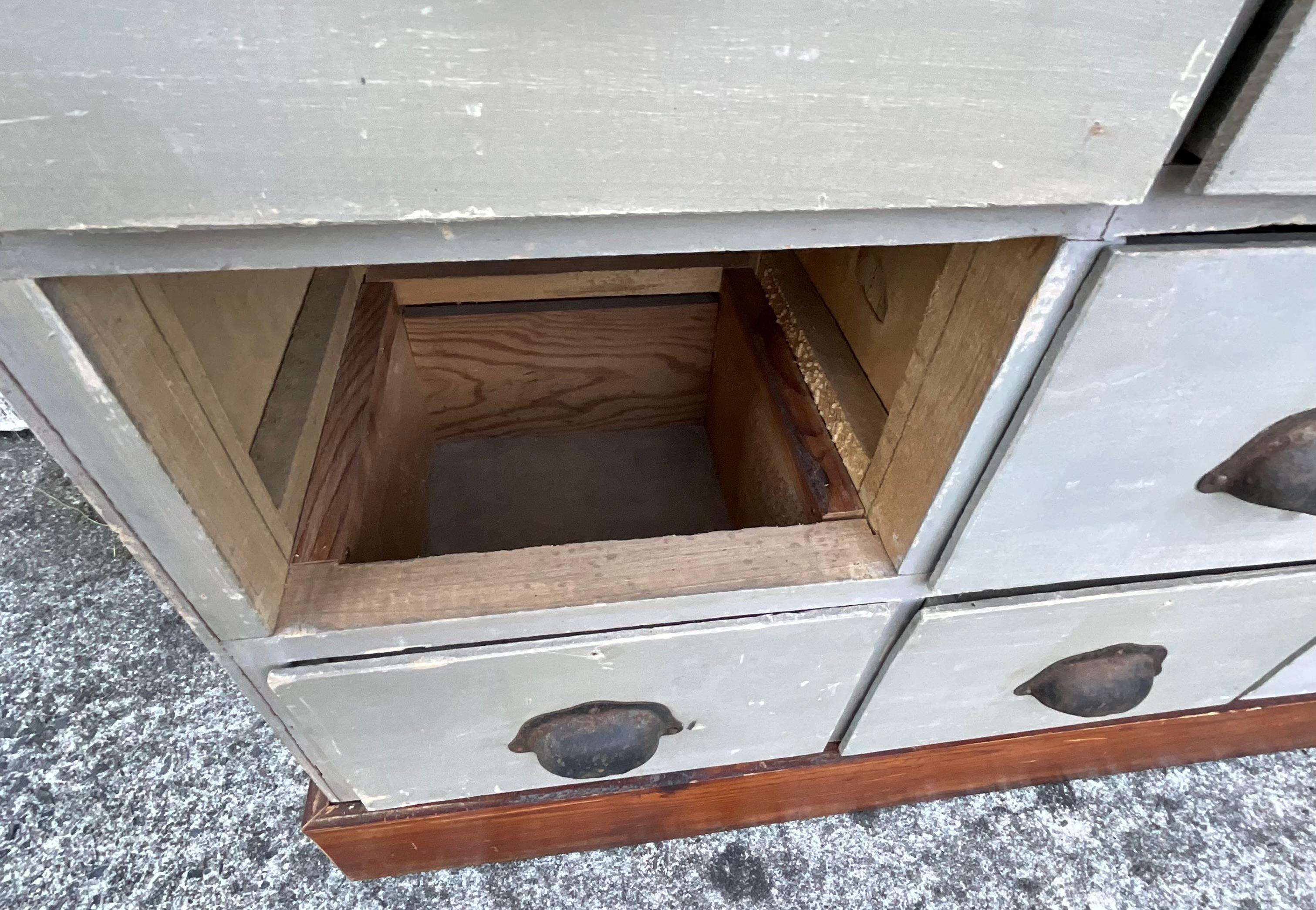 Antique 40-Drawer Apothecary Cabinet – Paris, circa 1920 For Sale 5