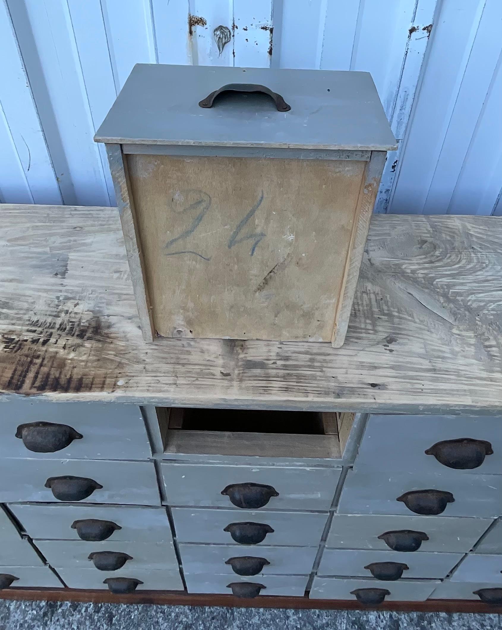 Antique 40-Drawer Apothecary Cabinet – Paris, circa 1920 For Sale 1