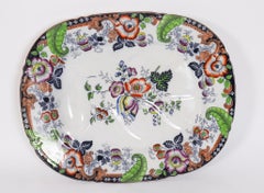 Antique 43 Piece Thomas Fell & Co Decorated Dinner Service Circa 1830