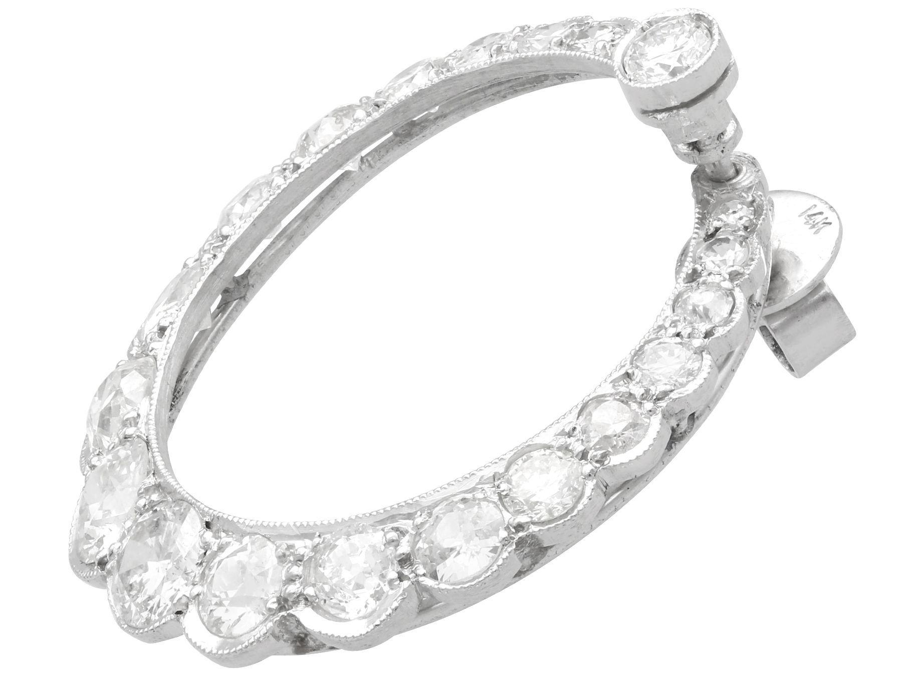 hoop diamond earrings