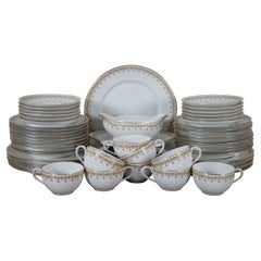 Used 49 Pc Charles Ahrenfeldt French Limoges Porcelain Dinnerware