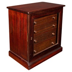 Antique 5 Drawer Specimen Collector Cabinet, English, Display Storage, Victorian