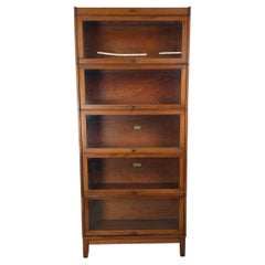 Antique 5 Stack Barrister Bookcase by Lindstrom