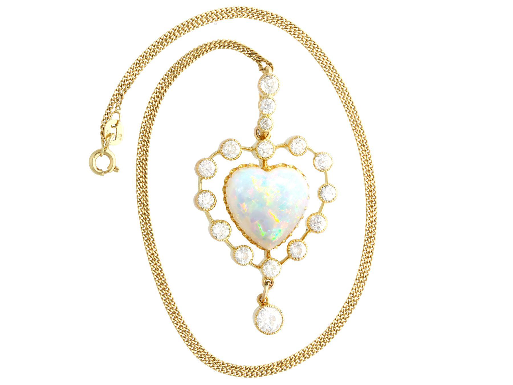 heart shaped opal