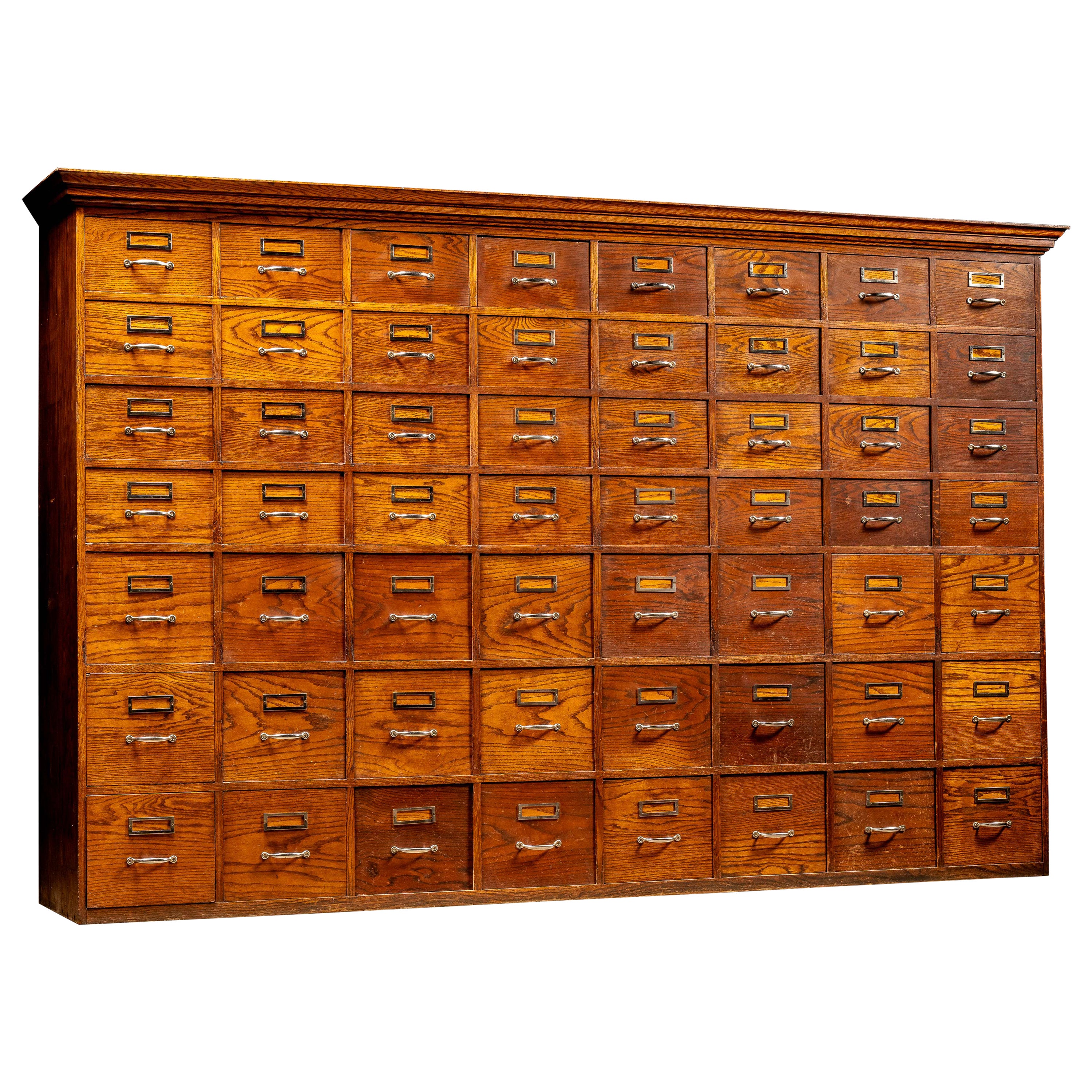 Antique 56-Drawer Apothecary Cabinet