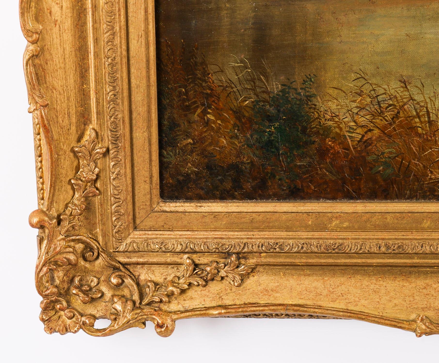 Antique 5ft Oil Painting 