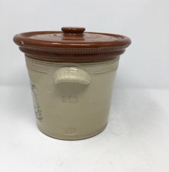 Antique 5lb. Buttercup Dairy Co. Butter Crock