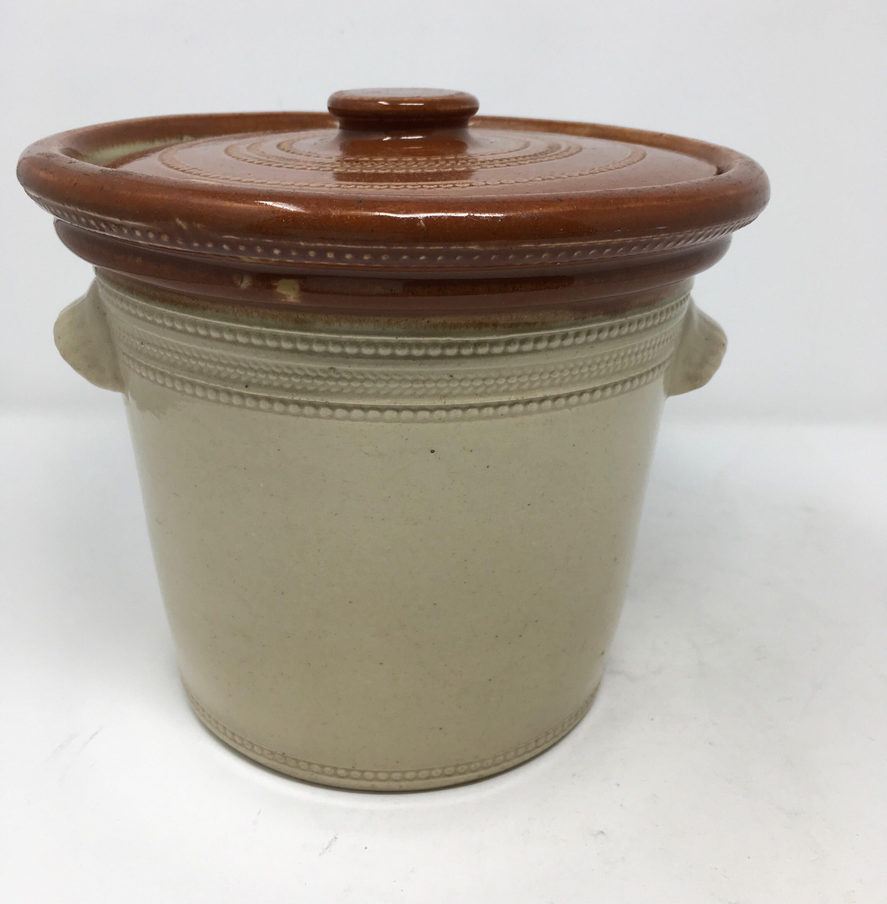 vintage butter crock