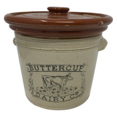 Antique 5lb. Moule à beurre Buttercup Dairy Co