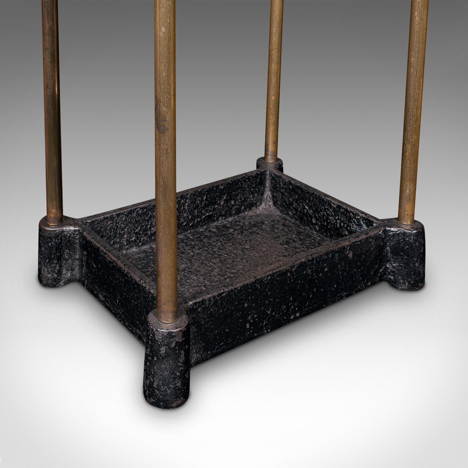 Antike 6 Division Stick Stand, Englisch, Rezeption Halle Umbrella Rack, viktorianischen 3