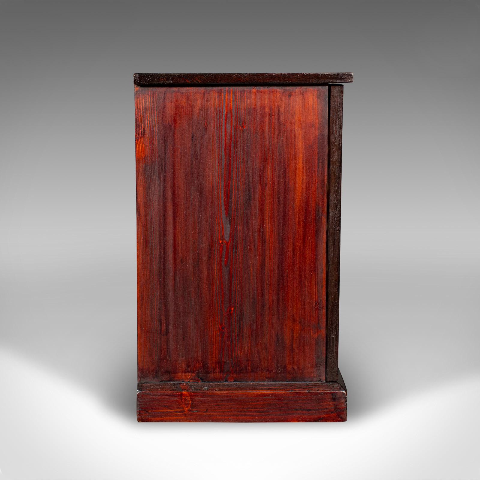 Antiguo Armario Coleccionista de Especímenes de 6 Cajones, Inglés, Almacenaje de Exhibición, Victoriano Fines del siglo XIX en venta
