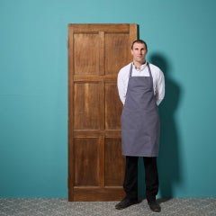 Antique 6-Panel Edwardian Oak Internal Door
