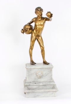 Antique 65cm Bronze "The water carrier" Vincenzo Gemito 19th Century