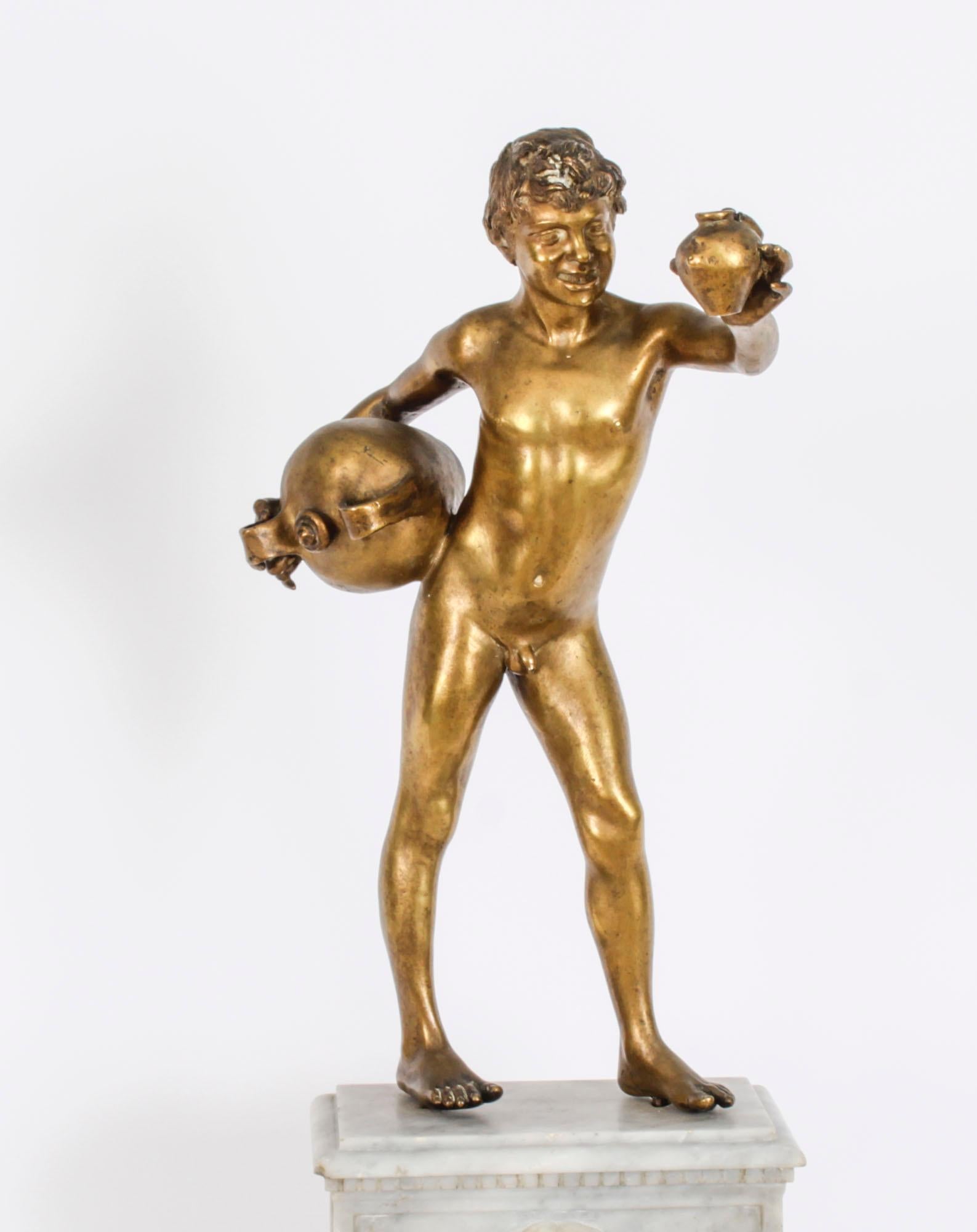 Italiano Bronzo antico 65cm 
