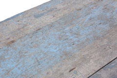 Antique 7' Painted Refectory Kitchen Garden Dining Table, circa 1900