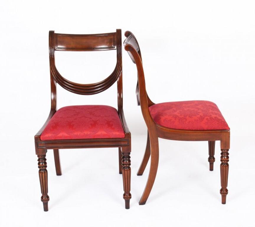 Antique Gillows Dining Table 19th C & 8 Dining Chairs 20th C 3