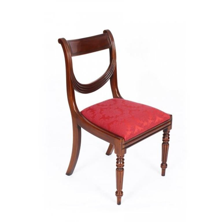 Antique Gillows Dining Table 19th C & 8 Dining Chairs 20th C 8