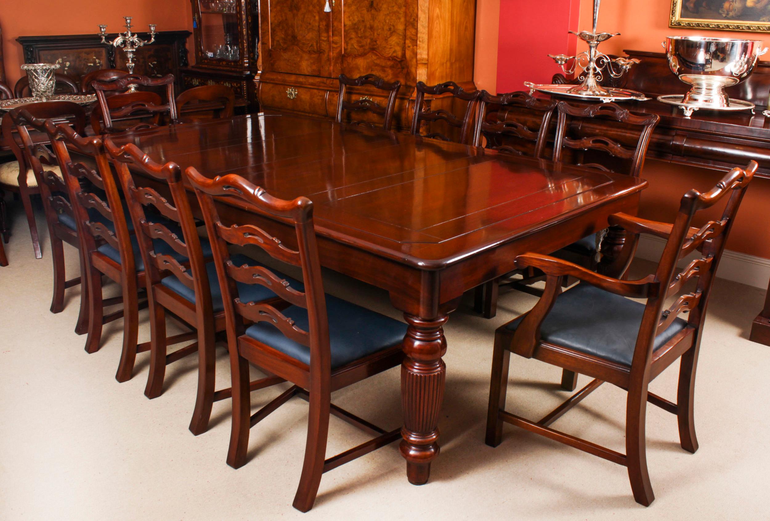 Late 19th Century Antique 7ft Victorian Rollover Snooker / Dining Table and Chairs 19th Century