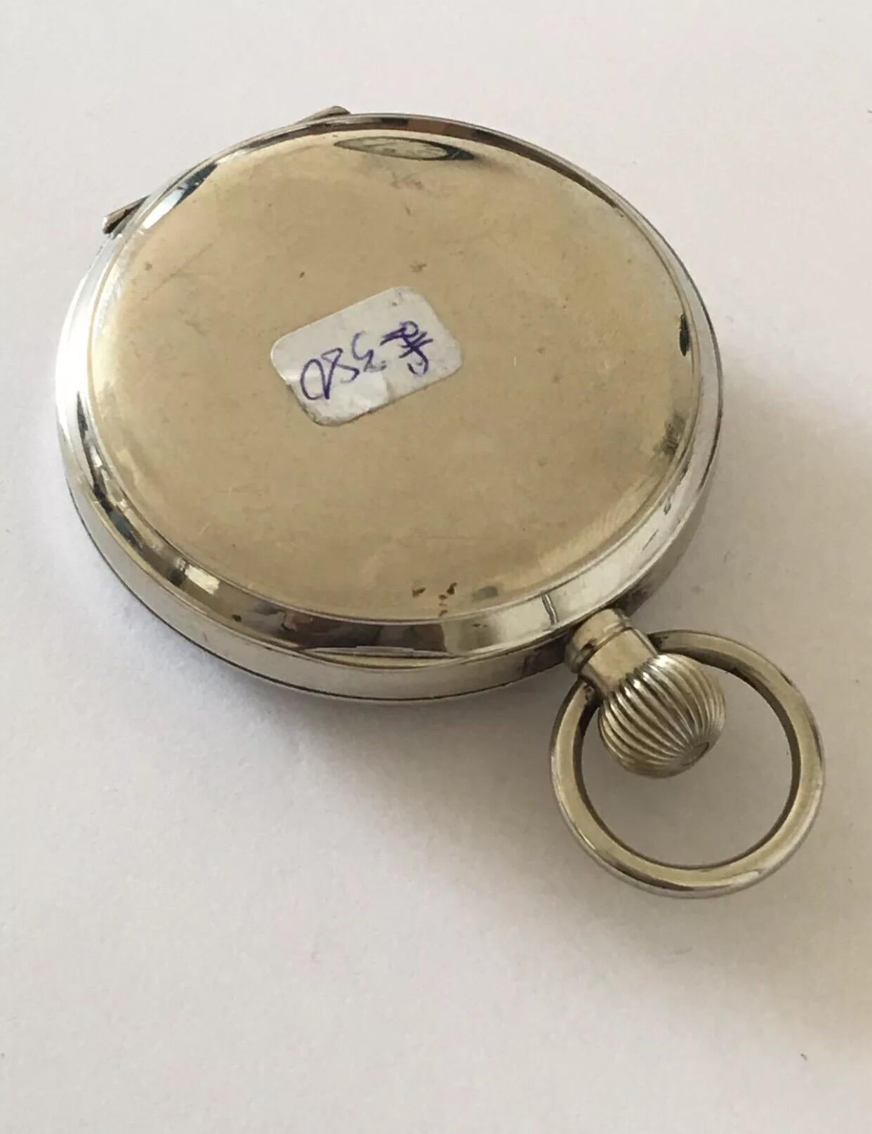 Antique 8 Day Swiss Made Hebdomas Nickel Pocket Watch For Sale at ...