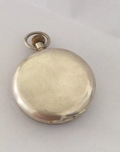 Antique 8 Days Jovis Swiss Made Pocket Watch