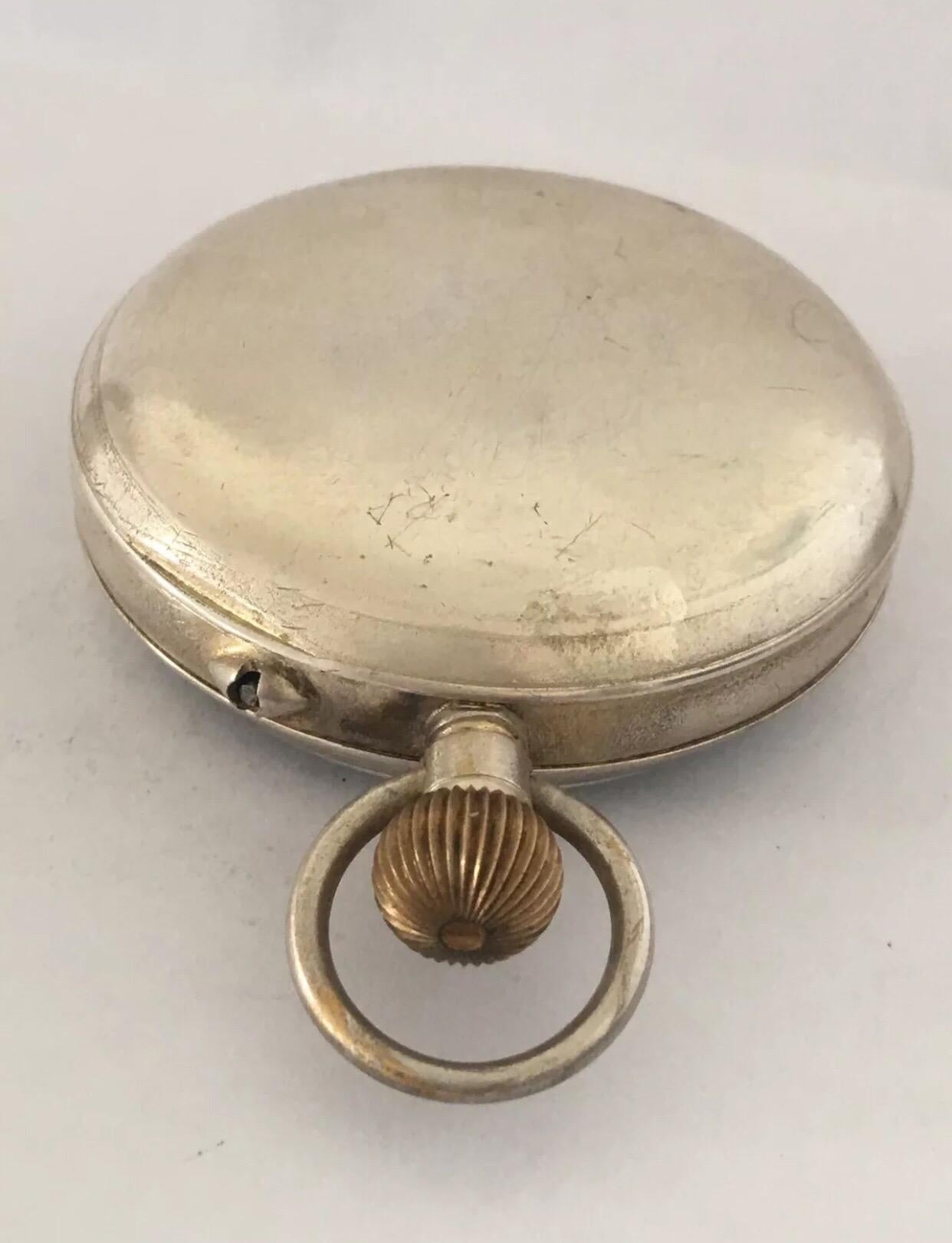 Antique 8 Days Jovis Swiss Made Pocket Watch For Sale 1