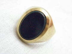 Antique 8ct Gold Huge Signet Band Ring c1905 U 10.25 333 Purity Heavy German