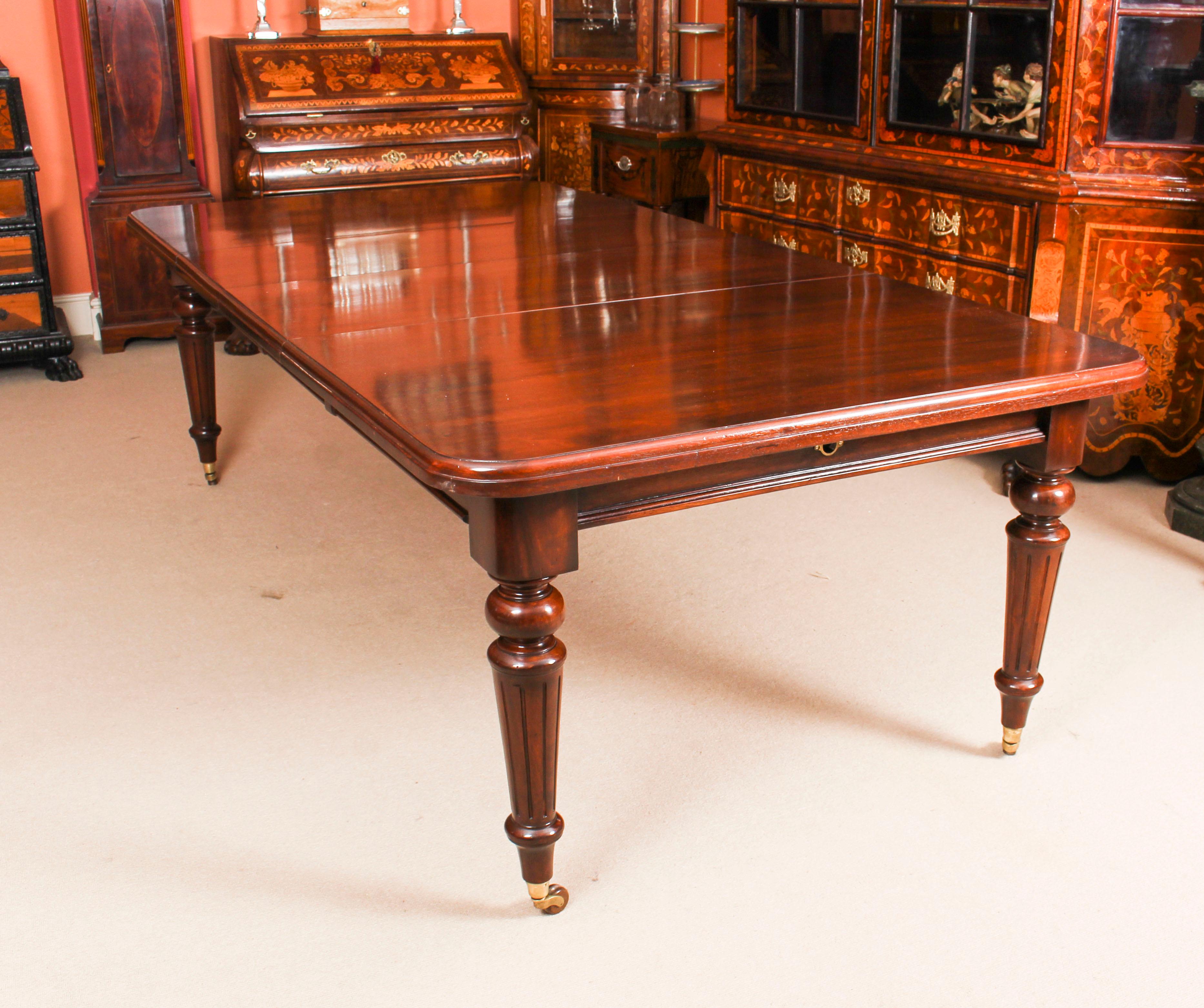 10 seater mahogany dining table
