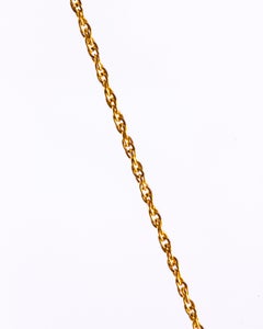 Antique 9 Carat Gold Cross Pendant Necklace
