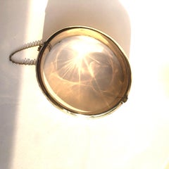 Antique 9 Carat Gold Metal Core Bangle