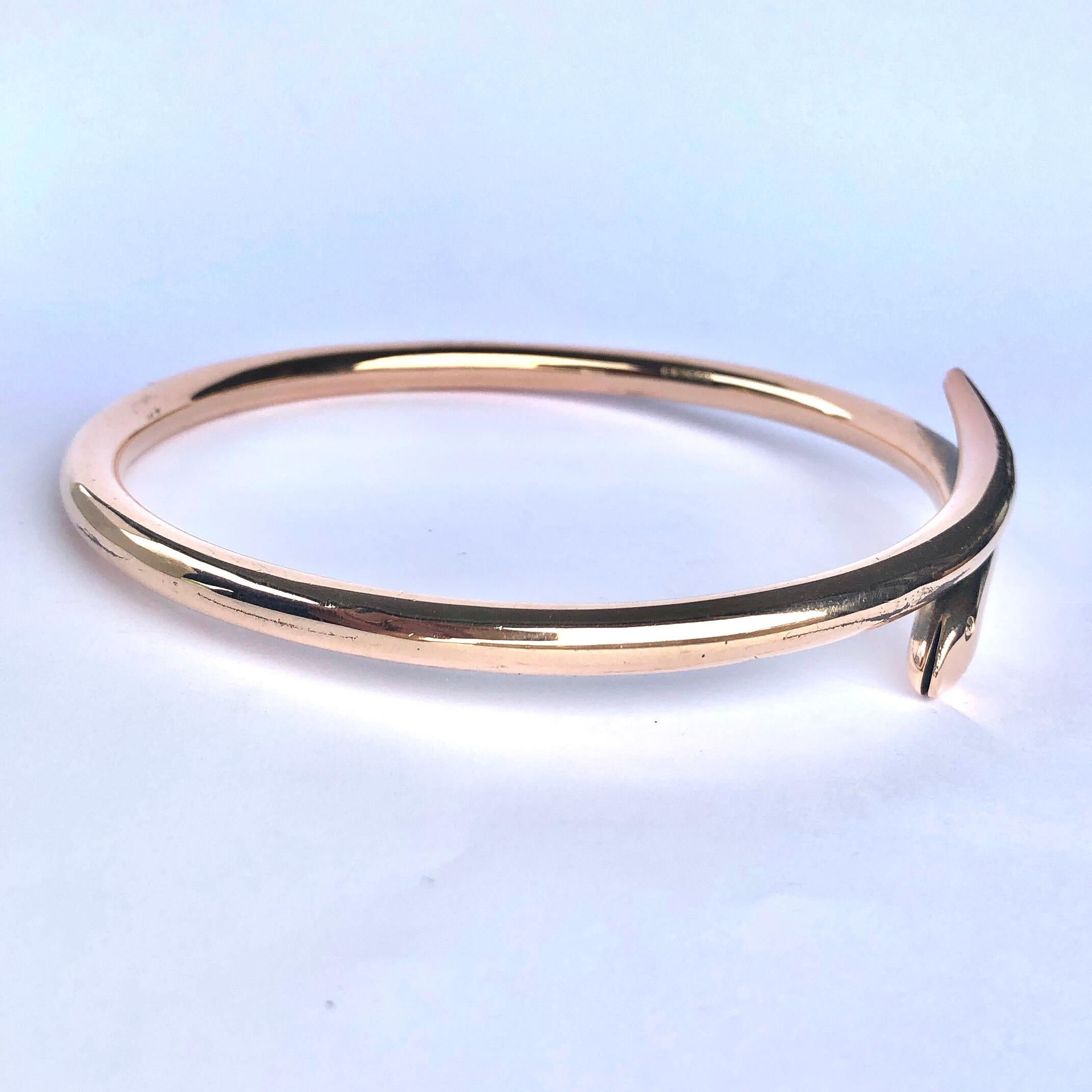 Bracelet serpent ancien en or 9 carats Bon état - En vente à Chipping Campden, GB