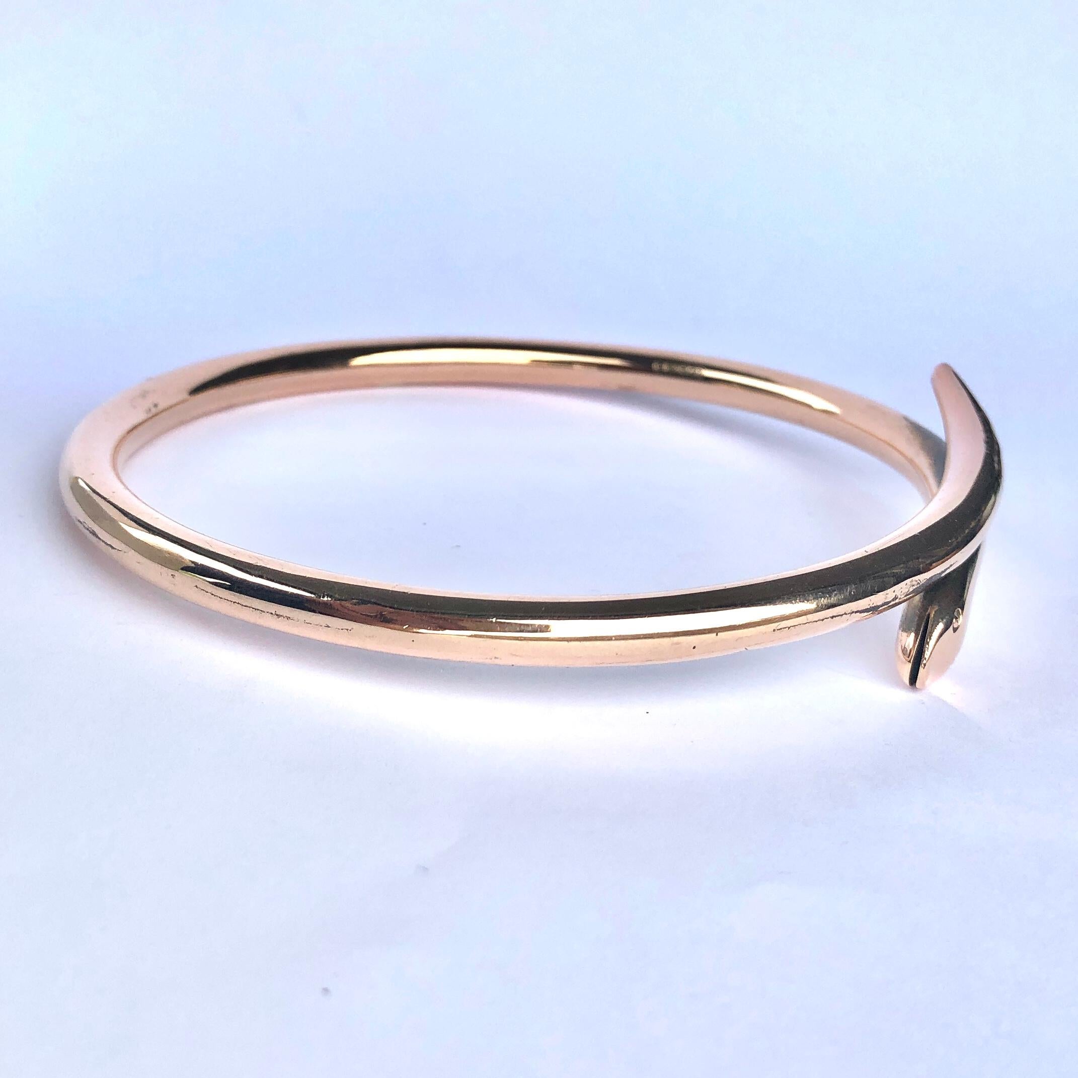 Antiker 9 Karat Gold Armreif mit Schlangenarmreif im Zustand „Gut“ im Angebot in Chipping Campden, GB