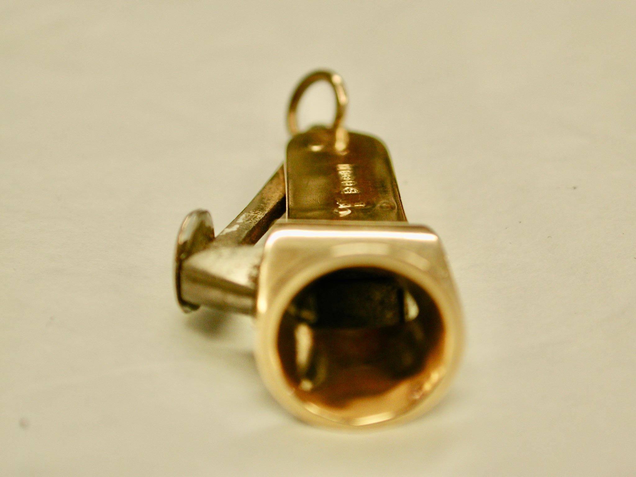 Edoardiano Antico tagliasigari in oro 9 ct William Neale & Son Ltd. Birmingham 1913 in vendita