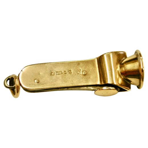 Antique 9 Ct Gold Cigar Cutter William Neale & Sons Ltd Birmingham 1913