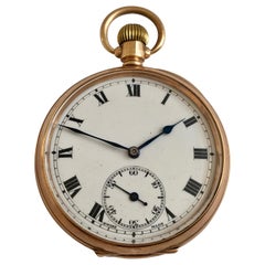 Antique 9 Karat Gold Gentleman’s Pocket Watch