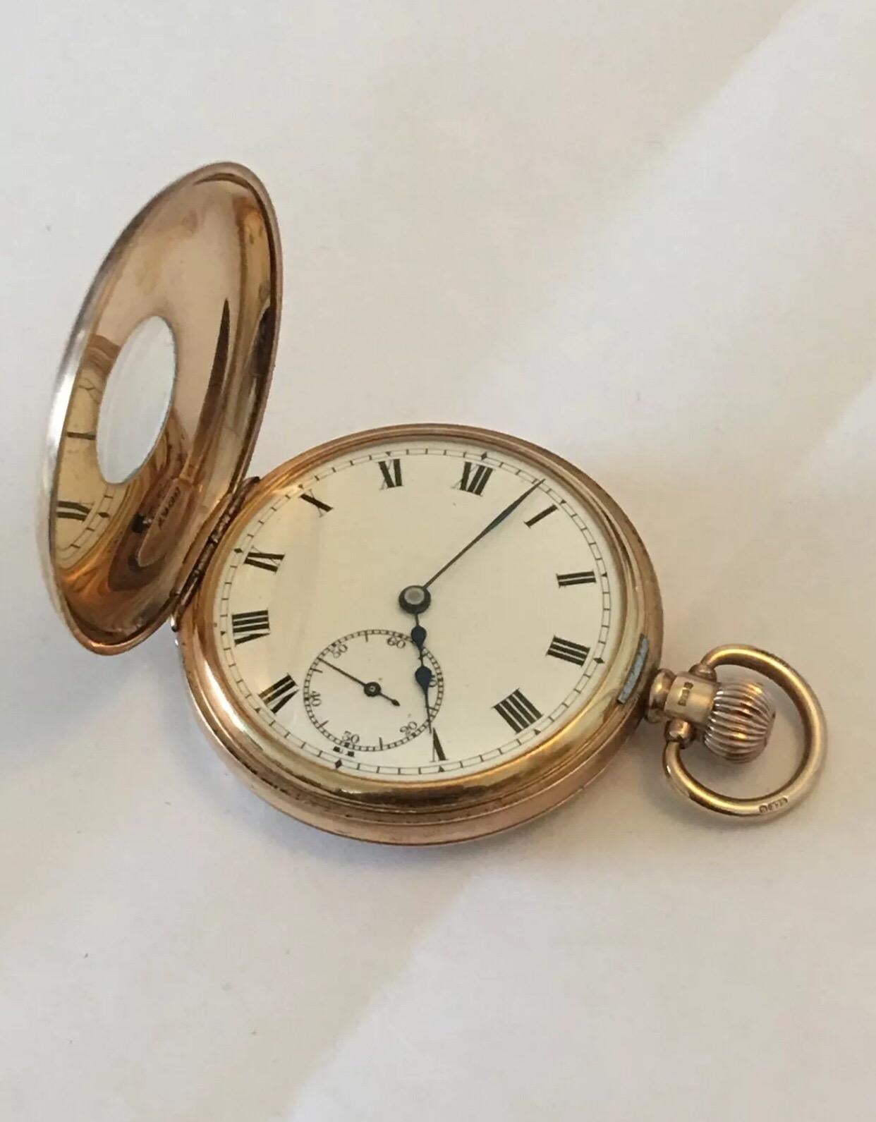 dennison gold pocket watch