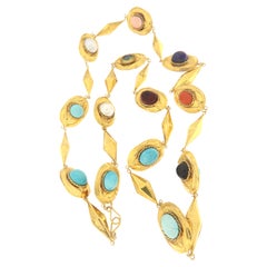 Antique 9 Karat Yellow Gold Pendant Necklace
