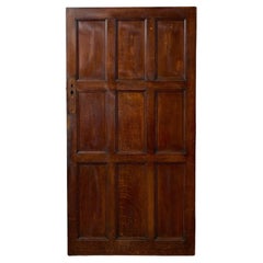 Antique 9 Panel Oak Door