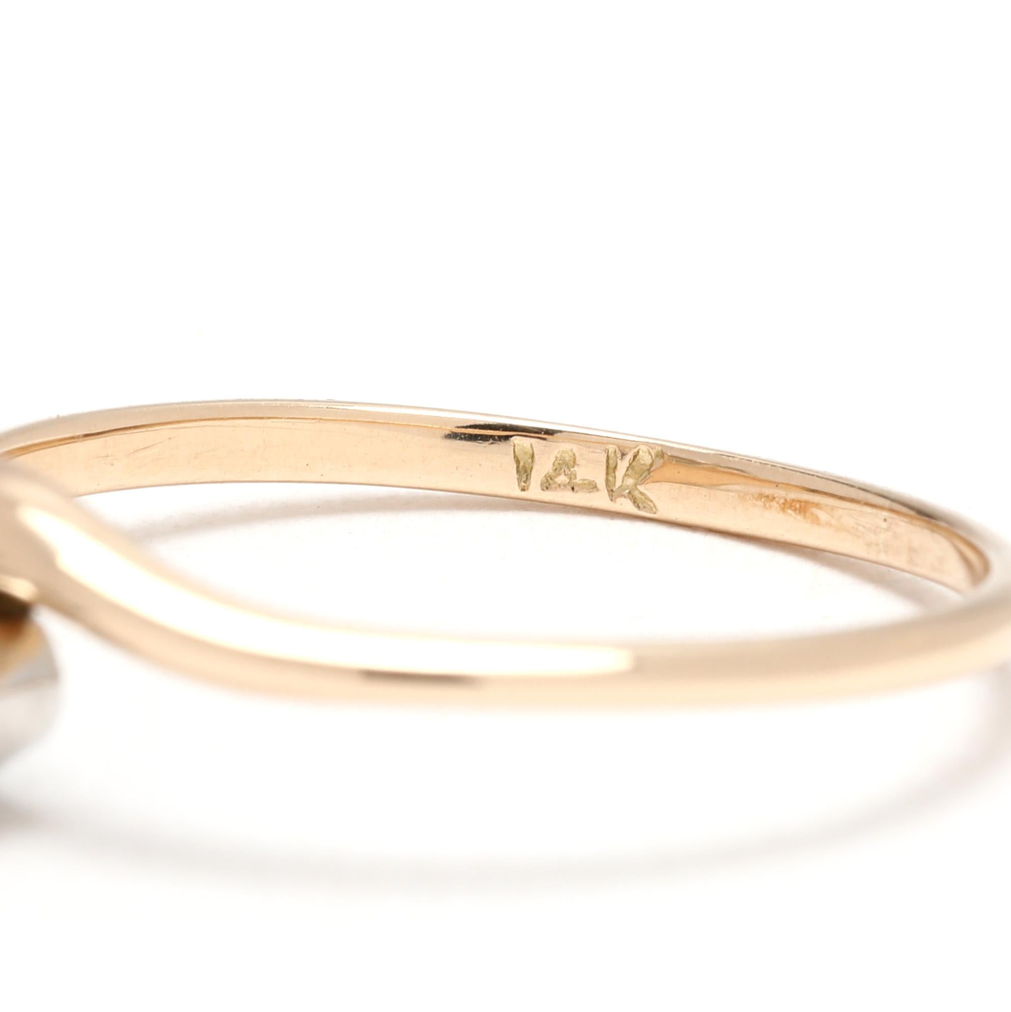 da uomo o donna Anello antico con diamante e zaffiro a tre pietre da 0,90 carati, oro giallo e bianco 14k in vendita